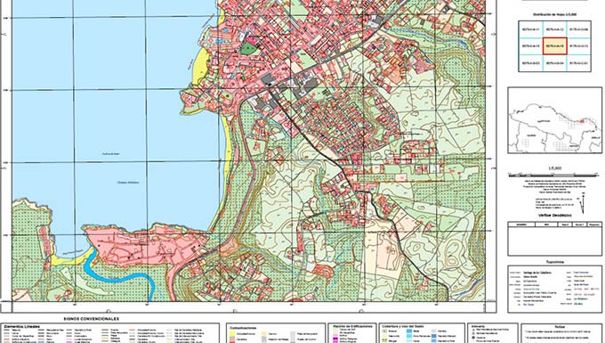 Imagenes satelitales para cartografía para catastro